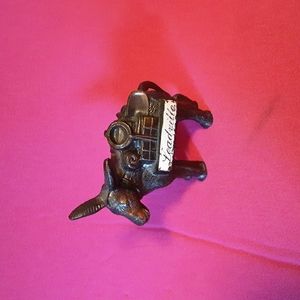 Cast iron souvenir donkey